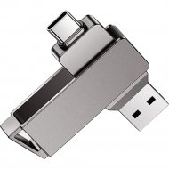 USB Flash «Usams» Type-C + USB 3.0 Rotatable 256GB, ZB202UP01