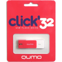 

USB Flash"QUMO"(QM32GUD-CLK-Crimson)