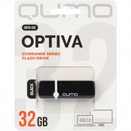 USB Flash «Qumo» Optiva 02 32GB 2.0, QM32GUD-OP2-black