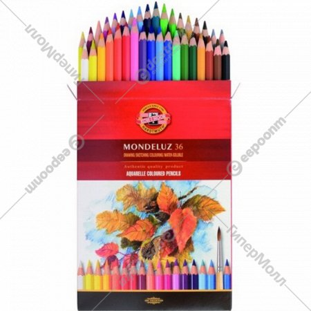 Набор цветных карандашей «Koh-I-Noor» Mondeluz, 3719036001, 36 цветов