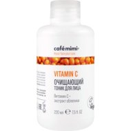 Тоник для лица «Cafe Mimi» Очищающий, Vitamin C, 220 мл