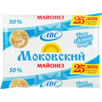 

Майонез "МОКОВСКИЙ" (ср./кал., 51%) 180г