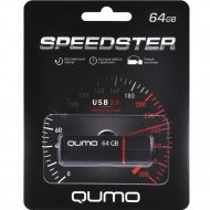 USB Flash «Qumo» Speedster 64GB 3.0, QM64GUD3-SP-black