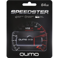 

USB Flash"QUMO"(QM64GUD3-SP-black)