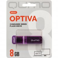 USB Flash «Qumo» Optiva 01 8GB 2.0, QM8GUD-OP1-violet