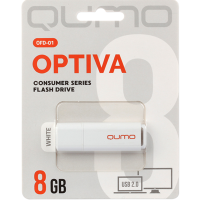 

USB Flash"QUMO"(QM8GUD-OP1-white)