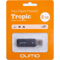 

USB Flash"QUMO"(QM8GUD-TRP-black)