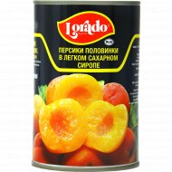Персики «Lorado» консервированные в легком сиропе, 425 мл