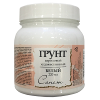 

Грунт"СОНЕТ"(худ.акриловый,белый.220мл)