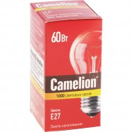 Лампа накаливания «Camelion» ЛОН прозрачная, 60/А/CL/Е27, 60 Вт