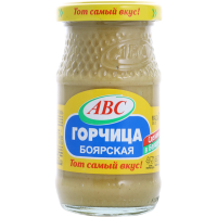 

Горчица "АВС" (боярская,ст/бан.) 160г