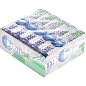 Уп. Жевательная резинка «Orbit» White XXL, нежная мята, 20х20 г