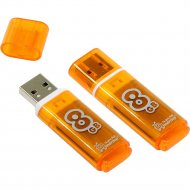 USB Flash «SmartBuy» Glossy series Orange 8Gb, SB8GBGS-Or