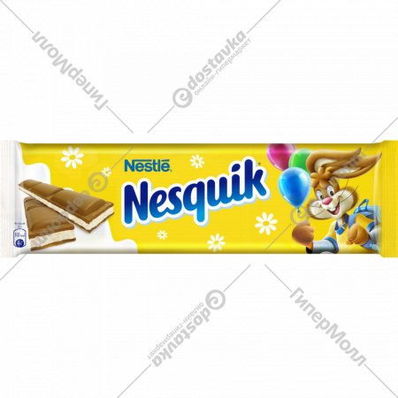 Шоколад «Nesquik» с молочной начинкой и кальцием, 148 г