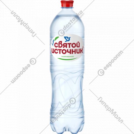 Вода питьевая «Святой источник» газированная, 1.5 л