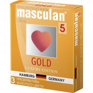 Презервативы «Masculan» gold, размер 5, 3 шт