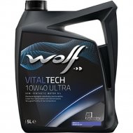 Масло моторное «Wolf» VitalTech, 10W-40, Ultra, 1227/5, 5 л