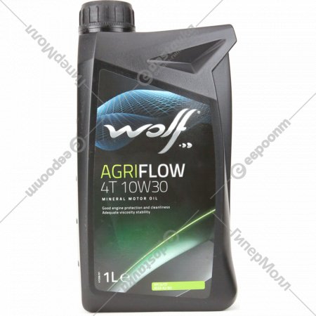 Масло моторное «Wolf» AgriFlow 4T, 10W-30, 13125/1, 1 л