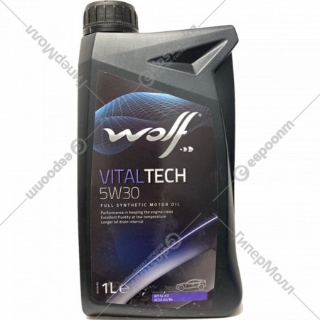 Масло моторное «Wolf» VitalTech, 5W-30, 14115/1, 1 л