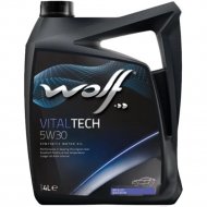 Масло моторное «Wolf» VitalTech, 5W-30, 14115/4, 4 л