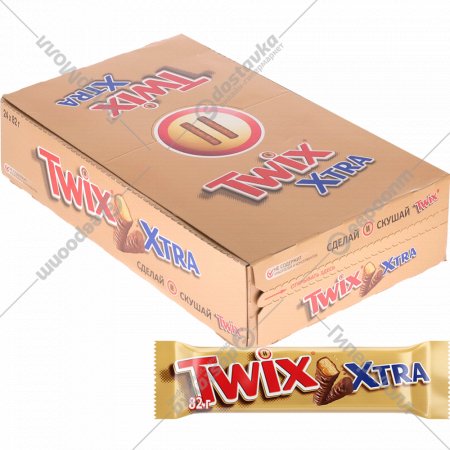 Уп. Шоколадный батончик «Twix» Extra, 24х82 г