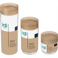 Емкости для сыпучих продуктов «IDIland» Palermo, 221132201/02, бесцветный флэк, 3 шт