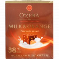 Шоколад «O'Zera» молочный, с апельсином, 90 г
