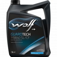 Масло моторное «Wolf» GuardTech, 15W-40 SL/CF, 14136/5, 5 л