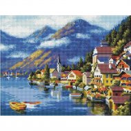 Алмазная мозаика «PaintBoy» Альпийская деревня, GF230