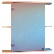 Шкафчик навесной «СанитаМебель» Камелия-05, с зеркалом, левый