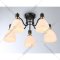 Потолочный светильник «Ambrella light» TR303307/5 BK/GD/FR, черный/золото/белый