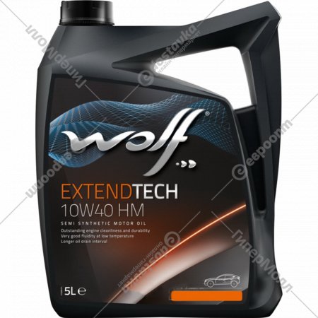 Масло моторное «Wolf» ExtendTech, 10W-40 HM, 15127/5, 5 л