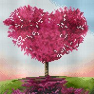 Алмазная мозаика «PaintBoy» Дерево любви, HF023