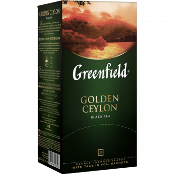 Чай черный «Greenfield» Golden Ceylon, 25х2 г