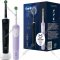 Зубная щетка «Oral-B» Vitality Pro D103 Duo, D103.423.3H, black/lilac violet