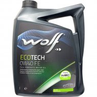 Масло моторное «Wolf» EcoTech, 0W-40 FE, 16106/5, 5 л