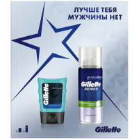 

Н-р"GILLETTE"(ГельП/Бр75+пенаД/Бр.д/чув)