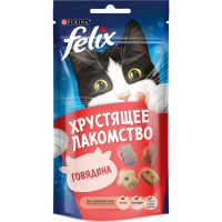 

Лакомство"FELIX"(для кошек,говядина)60г