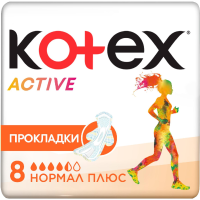 

Прокладки"KOTEX"(Ultra Aсtive Normal)8шт