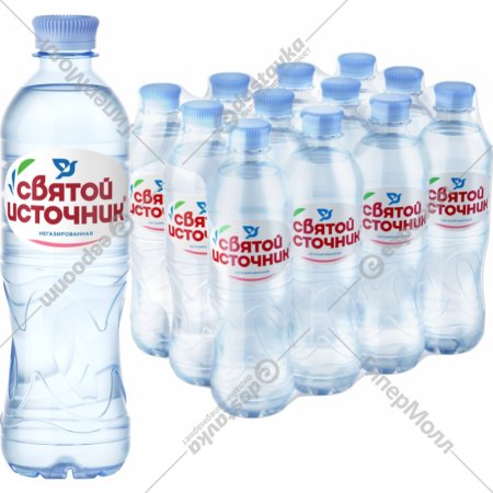 Вода питьевая «Святой источник» негазированная 12х0.5 л