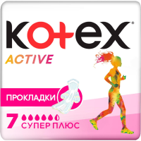 

Прокладки"KOTEX"(Ultra Aсtive Super) 7шт