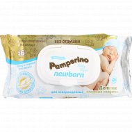 Влажные салфетки «Pamperino» Newborn детские, 56 шт