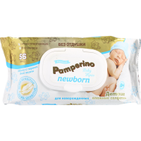 

Салфетки вл дет"PAMPERINO"(Newborn,56шт)
