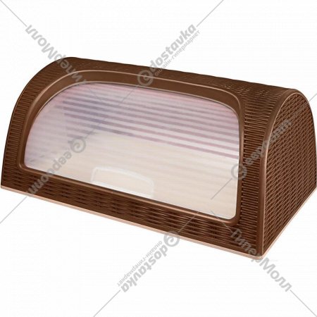 Хлебница «Эльфпласт» Elegance EP436, коричневый, 43х27х19 см