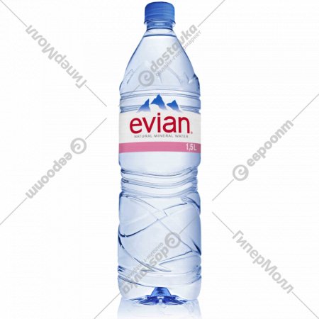 Вода минеральная «Evian» негазированная, 1.5 л
