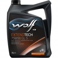 Масло трансмиссионное «Wolf» ExtendTech, 75W-90 GL 5, 2209/5, 5 л