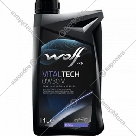 Масло моторное «Wolf» VitalTech, 0W-30 V, 22105/1, 1 л
