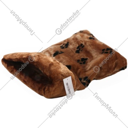 Лежанка-мешок для животных с окантовкой «Лапки» 45х65х25 см