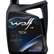 Масло моторное «Wolf» VitalTech, 0W-30 V, 22105/5, 5 л