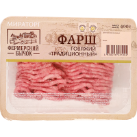 

Фарш говяжий "ТРАДИЦИОННЫЙ"(охл) РФ,400г